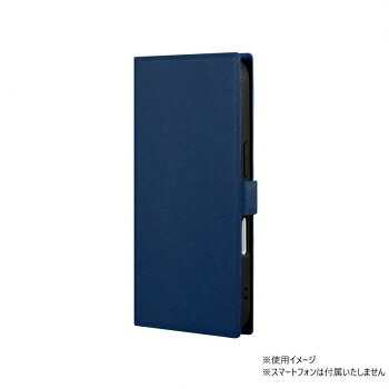 iPhone16　BOOK SLIM＆LITE薄型・軽量PUレザー手帳ケース　ネイビー　LN-IM24BSLNV 10個セット