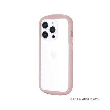 iPhone 15 Pro 耐衝撃ハイブリッドケース 「Cleary」 ダスティピンク LN-IP23PLCPK 11個セット