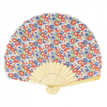 Ripple×LIBERTY シェル扇子 22cm LIBERTY 花柄 RD SY20-LIA01 18個セット