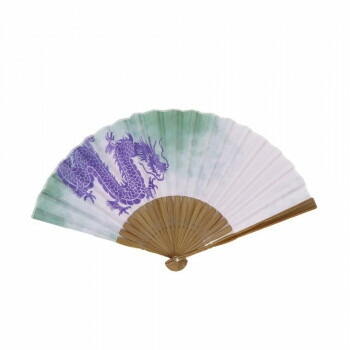 大西賢製販 Ripple メンズ扇子 23cm 龍 白 S20-MN09 18個セット
