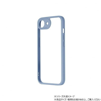 iPhone 16e 耐衝撃ハイブリッドケース Velta スモークブルー LN-ISS24UKHBL 12個セット