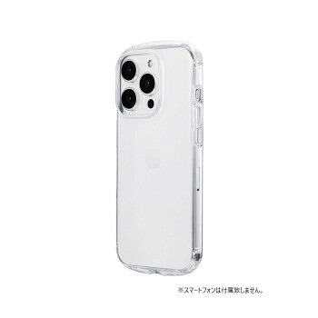 iPhone 15 Pro 耐衝撃ラウンドソフトケース 「UTILO Round」 クリア LN-IP23CRDCL 12個セット