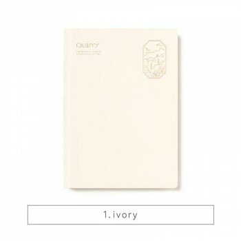 Quarry notebook B6 ノートブック GQB6-01 ivory 21個セット