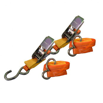 2本セット ラッシングベルト Sフック ベルト 幅25mm 固定側0.5m 巻側5m rb-sh-25-0505-2p 39個セット