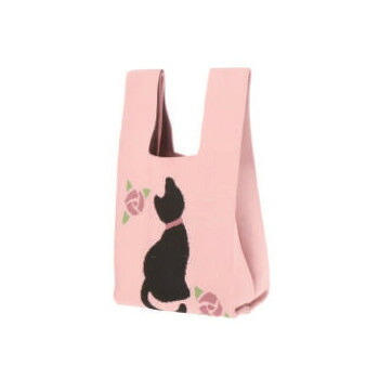 くろちく ニットバッグ 子猫と薔薇 22412305 32個セット
