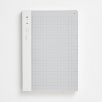 isshoni. ノート ナンバー A6 方眼 クリア R1810 27個セット