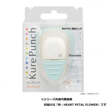 呉竹 KurePunch Medium HEART PETAL FLOWER SBKPM850-31 36個セット