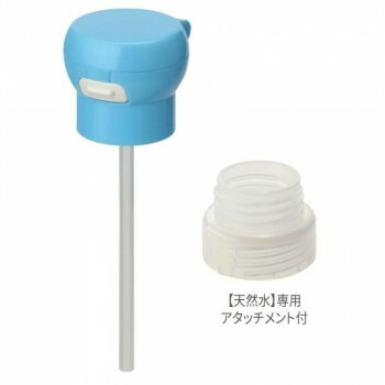 小森樹脂 ペットボトルストローキャップ(アタッチメント付) ブルー 80個セット