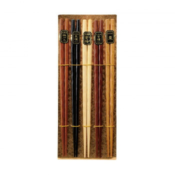 若兆　5膳箸セット　手彫り　G149 120個セット