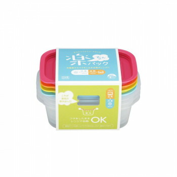 イノマタ化学 楽ちんパック 角型 400ml 4色組 9801 102個セット