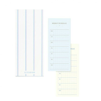 STUDY MANAGEMENT CARD GSM-02 WEEKLY SCHEDULE 95個セット