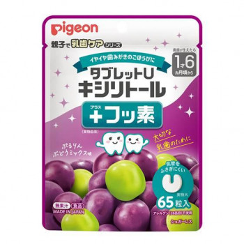 Pigeon(ピジョン) タブレットキシリトールフッ素 ブドウミックス 65粒 60個セット