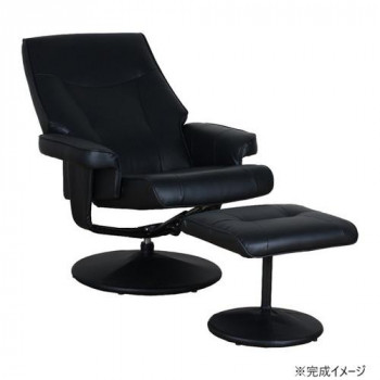 東馬(TOHMA) FZ MSY(マッシュ) パーソナルチェア BK ブラック 54685530｜ライフ＆ビューティ