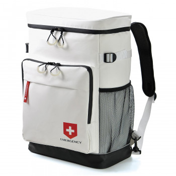 EMERGENCY BACKPACK 防災背嚢 15点書き割り 白いこと 13-6187-01