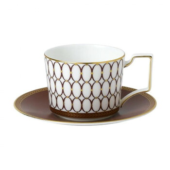 (B) Wedgwood ウェッジウッド  文芸復興 赤いこと 紅茶優勝杯＆平円盤 1058821