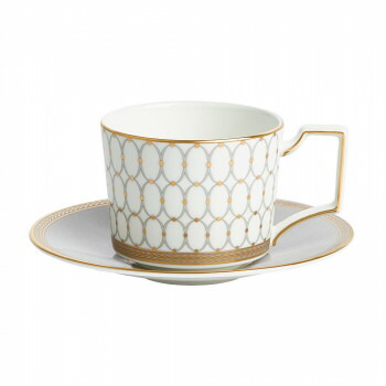 (B) Wedgwood ウェッジウッド  文芸復興 薄墨色 紅茶優勝杯＆平円盤 1065321
