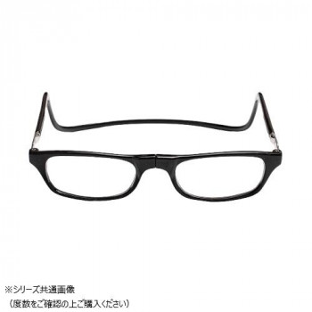 オーケー光学 老眼鏡クリックリーダー  レギュラー  BK  ブラック+1.00