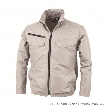ジーベック(XEBEC)  XE98017  空調設備服遮熱上衣  しろがね色薄墨色  L