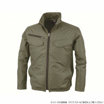 ジーベック(XEBEC)  XE98017  空調設備服遮熱上衣  アーミーグリーン  L