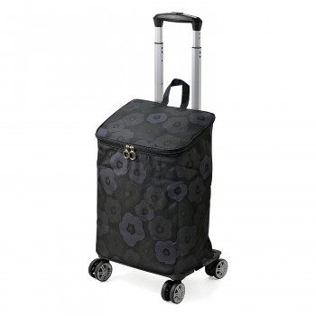 送料無料  CHARMISS シャルミス ショッピングカート 花柄 4輪 ファスナー開閉 グレー 15-5041-20  お買い物で活躍するショッピングカート 楽天市場】CHARMISS シャルミス ショッピングカート 花柄 4輪