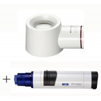 エッシェンバッハ 置き型ともし火ルーペ 上端＆LEDともし火仕掛ける 35粍Φ(7倍) 1551-74