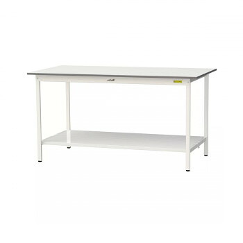 山金工業(YamaTec) SUPH-1890TT-WW ワークテーブル150シリーズ 固定式 (H950mm) 1800×900mm (全面棚板付)|ライフ&ビューティ