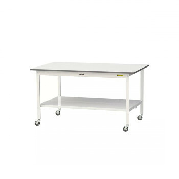 山金工業(YamaTec) SUPC-1590TT-WW ワークテーブル150シリーズ 移動式 (H826mm) 1500&times;900mm (全面棚板付)｜ライフ＆ビューティ