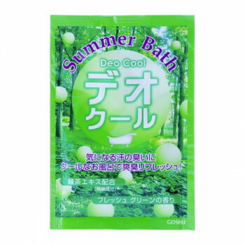 五洲薬品 一風呂用かざり付ける品 Summer Bath(炎節二階建てバス) デオクール (25g×10包)×12箱 SB-DC