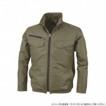ジーベック(XEBEC)  XE98017  空調設備服遮熱上衣  アーミーグリーン  4L