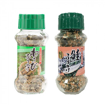 みなり わさびふりかけ 85g・鮭ふりかけ 85g 各15個セット|ライフ&ビューティ