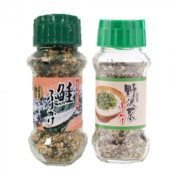 みなり 鮭ふりかけ 85g・野沢菜ふりかけ 90g 各15個セット|ライフ&ビューティ