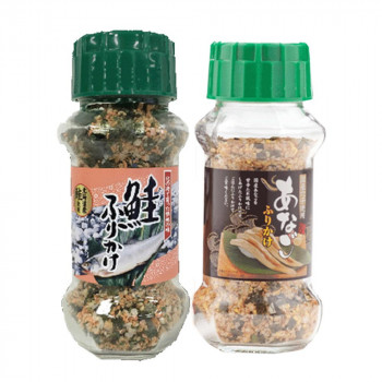 みなり 鮭ふりかけ 85g・あなごふりかけ 80g 各15個セット|ライフ&ビューティ