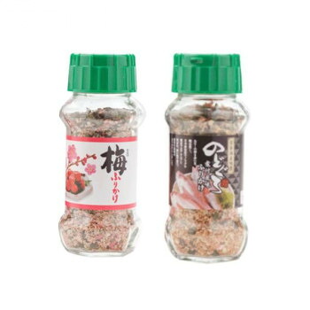 みなり 梅ふりかけ 85g・のどぐろ煮付風味ふりかけ 85g 各15個セット|ライフ&ビューティ