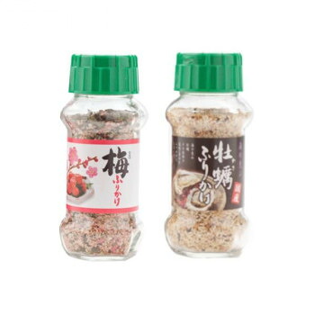 みなり 梅ふりかけ 85g・牡蠣ふりかけ 95g　各15個セット｜ライフ＆ビューティ