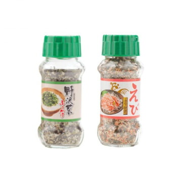 みなり 野沢菜ふりかけ 90g・えびふりかけ 85g 各15個セット|ライフ&ビューティ