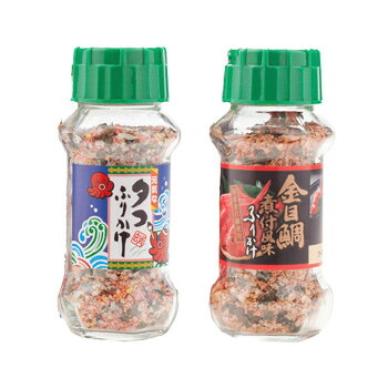 みなり タコふりかけ 85g・金目鯛煮付風味ふりかけ 80g　各15個セット｜ライフ＆ビューティ