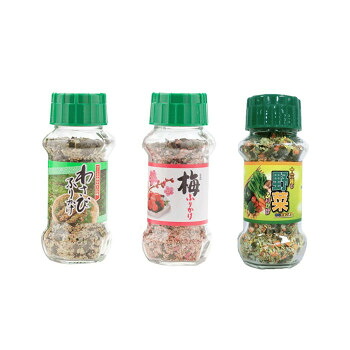みなり わさびふりかけ 85g・梅ふりかけ 85g・十六種の野菜ふりかけ 90g 各10個セット|ライフ&ビューティ