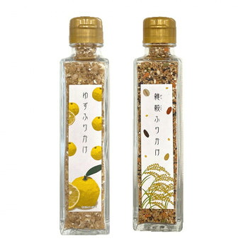 みなり (角瓶)ゆずふりかけ50g・雑穀ふりかけ70g 各15個セット|ライフ&ビューティ