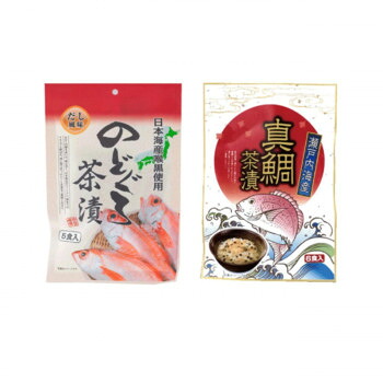 みなり のどぐろ茶漬(5.0g&times;5)・瀬戸内海産真鯛茶漬(5.1g&times;6)　各15個セット｜ライフ＆ビューティ