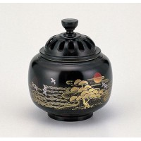 竹中銅器　香炉　玉胴型　日ノ出松　126-08｜ライフ＆ビューティ
