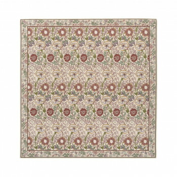 川島織物セルコン Morris Design Studio さくら色アンドさくら色 引っ敷き 約200×200珊 KF1718A P さくら色