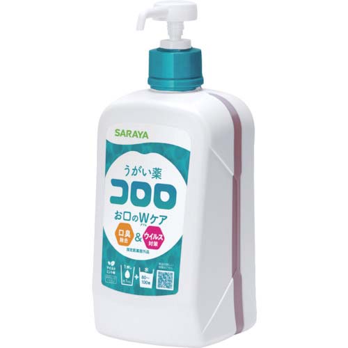 サラヤ うがい薬 コロロ 揚水機付 1L×6本