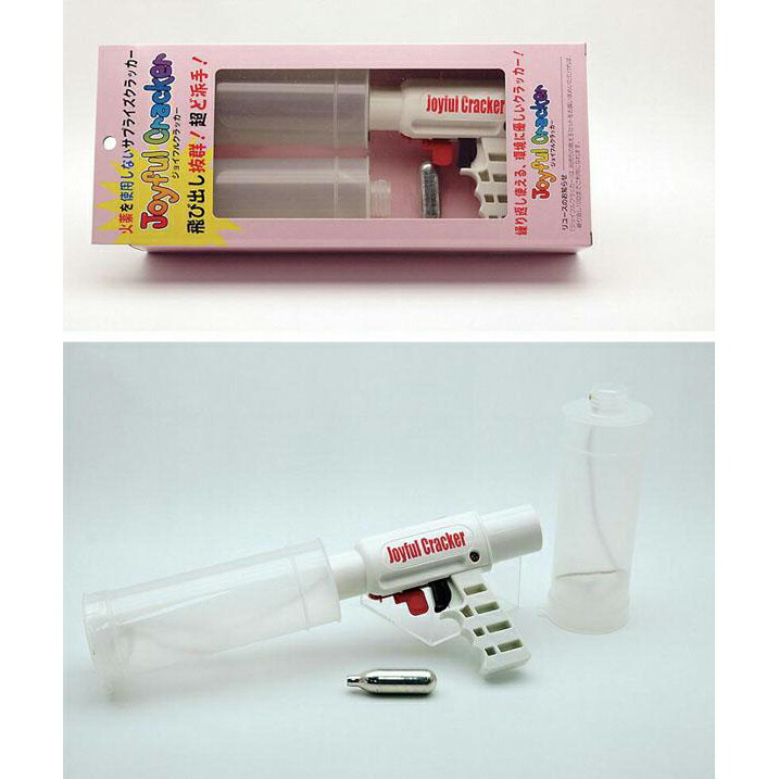 楽天市場】エアー式 クラッカー 愛のロケット パーティー ジョイフル