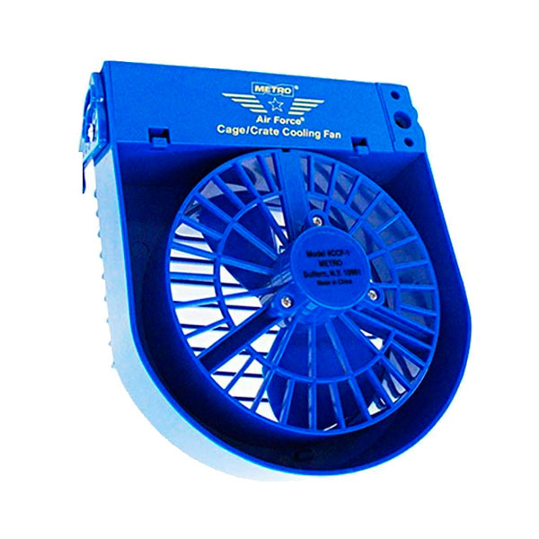 正規輸入品 ペット用扇風機 Metro Cage Crate Cooling Fan メトロ ケージ クレート クーリング・ファン ブルー CCF-1