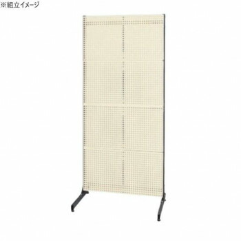 サカエ ラックシステム パンチングパネルタイプ 892×550×2005mm アイボリー PLS-4PD