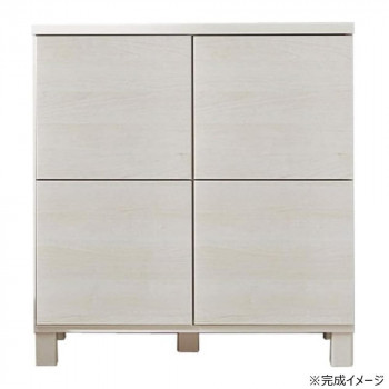 日本製精神的な統合調度品 リビングゲーム盤 納める押し入れ CO-NC-8075CB 白いこと
