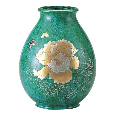 陵丘銅器 銅製花立て 始祖形 名取り草 94-03