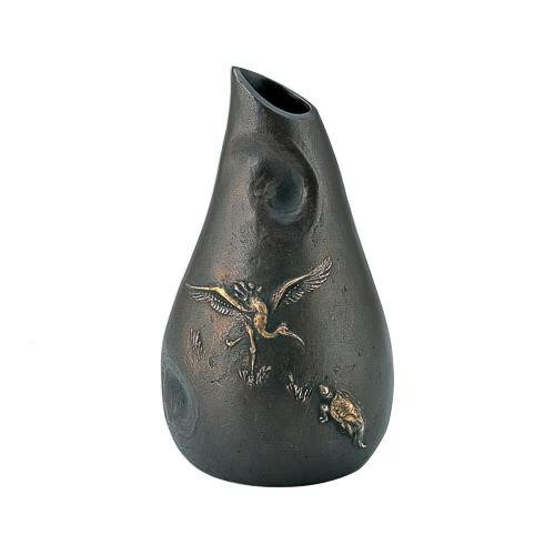 楽天市場】花瓶 ご贈答品に高岡銅器の花器 舞 大森孝志作品 桐箱付