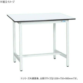 サカエ 軽量立作業台KADタイプ 抗菌加工 1200×750×900mm KAD-127MW|ライフ&ビューティ
