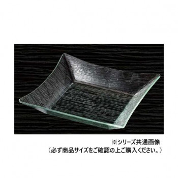 福井クラフト　AC40cmさざ波四方上り浅盛鉢 51354170